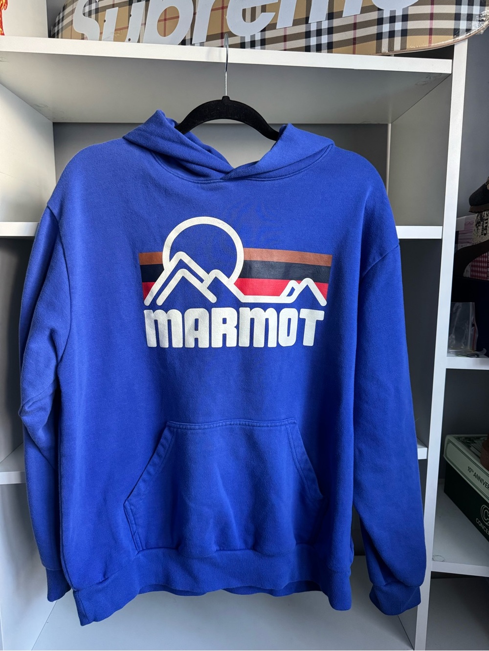 Marmot Blue Hoodie